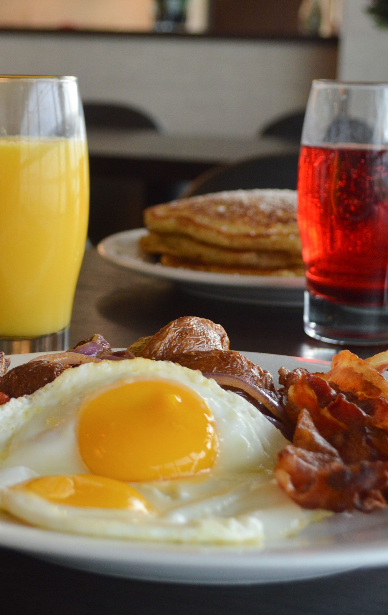 Hearty breakfast plate at Bella Vista Ristorante in Niagara Falls NY, featuring classic Italian cuisine, local favorites and riverside dining views.